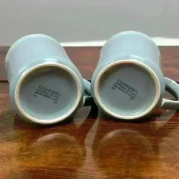 Vintage Corning Coffee Mugs Set of 2 | 1970s Corning Coffee Mug Collectable - Picture 7 of 10